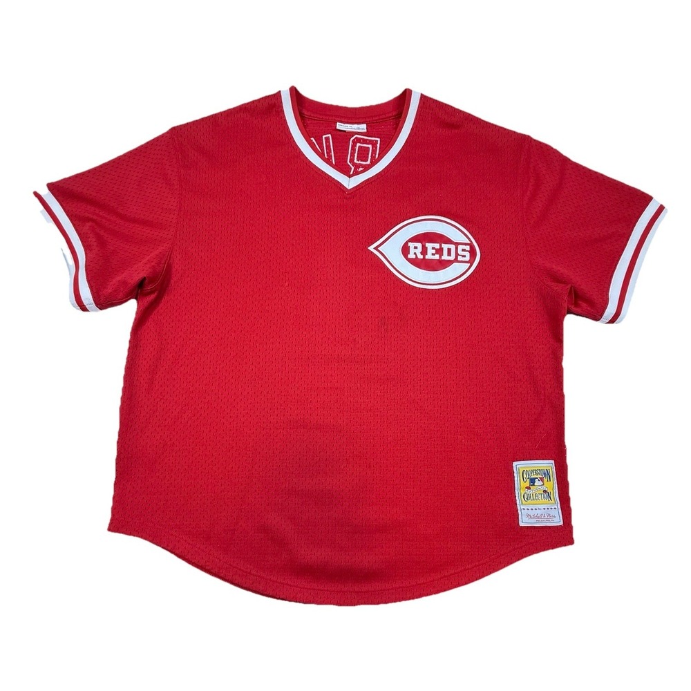 Mitchell & Ness Cooperstown Cincinnati Reds Larkin #11 1990 Jersey Size 52/2XL